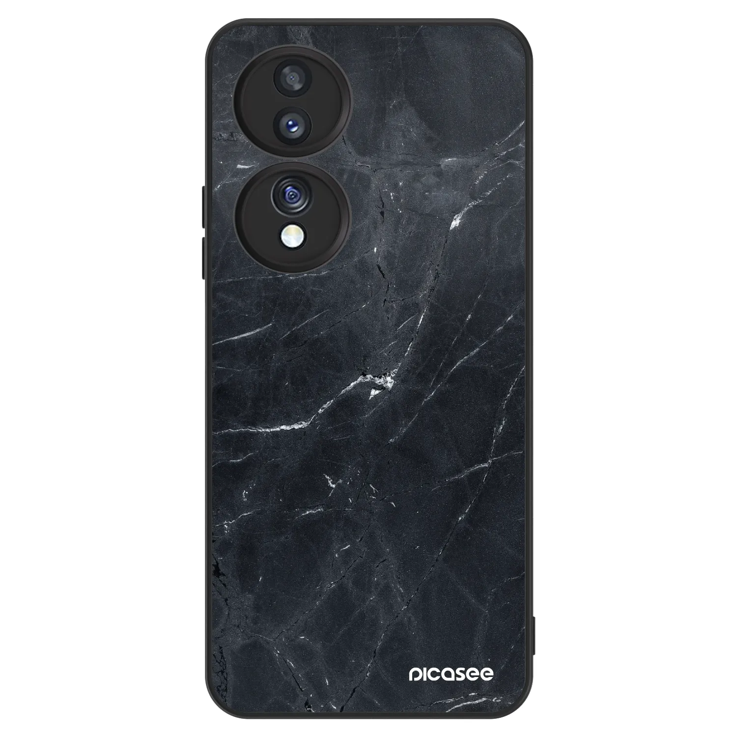 Picasee ULTIMATE CASE für Honor 70 - Black marble