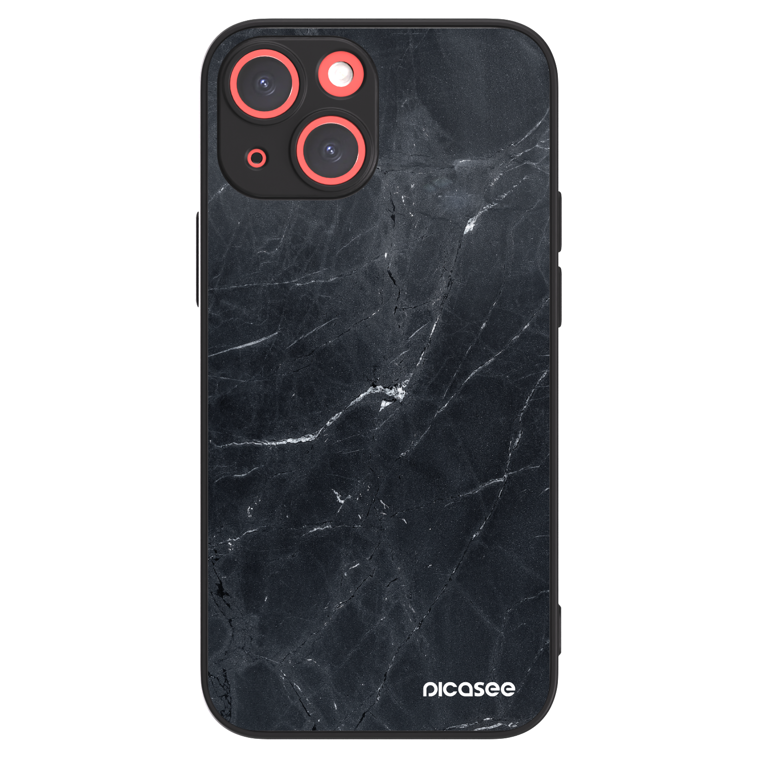 Picasee ULTIMATE CASE MagSafe für Apple iPhone 13 mini - Black marble