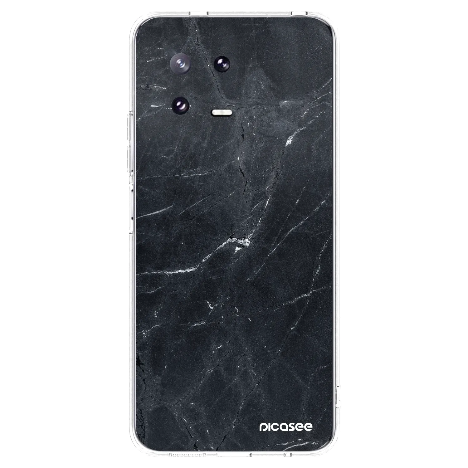 Picasee Xiaomi 13 Pro Hülle - Transparentes Silikon - Black marble