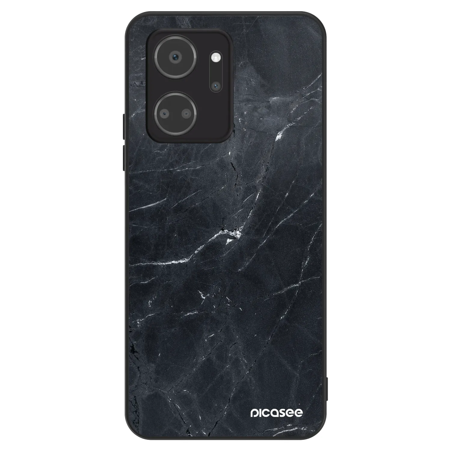 Picasee ULTIMATE CASE für Honor X7a - Black marble