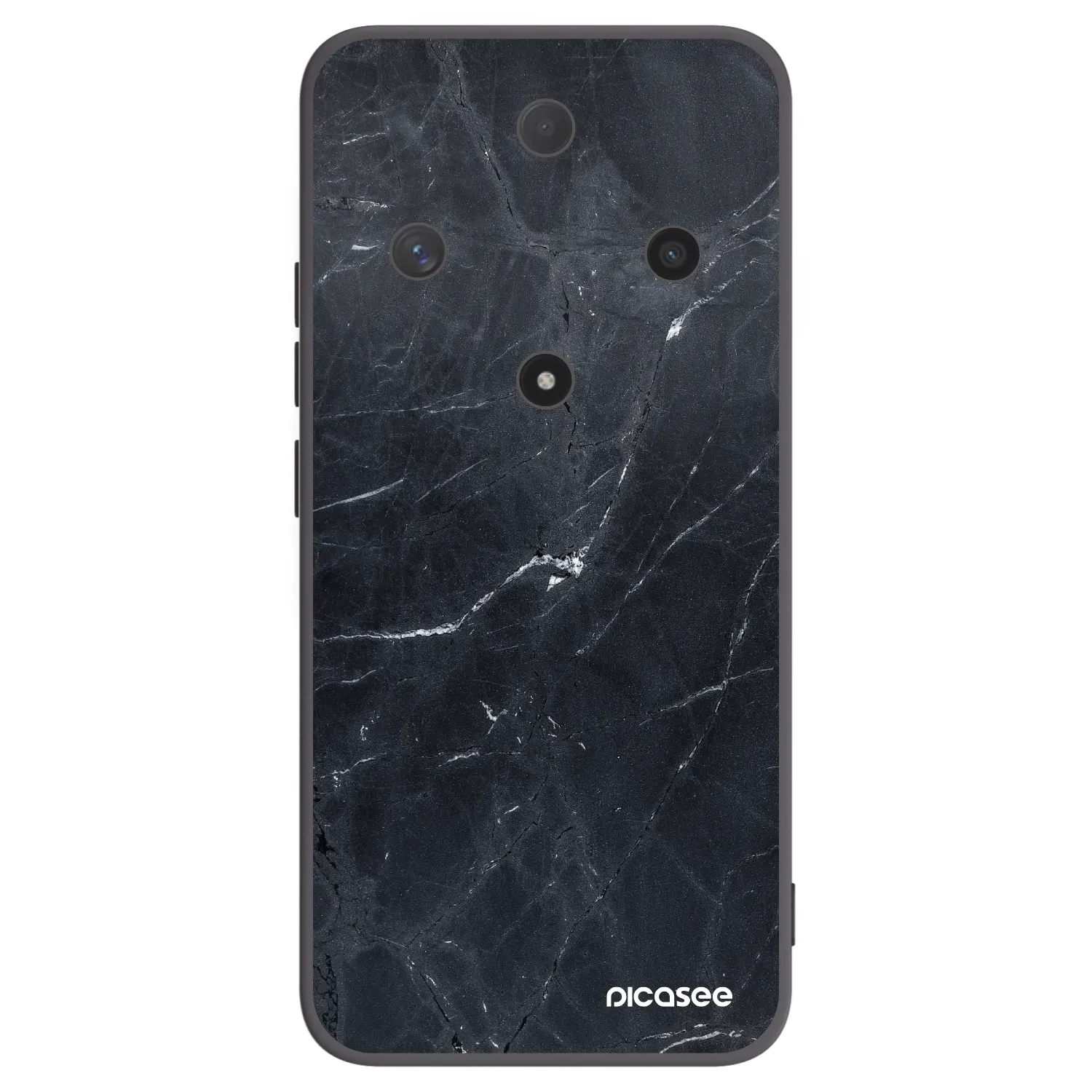 Picasee Honor Magic6 Lite 5G Hülle - Schwarzes Silikon - Black marble