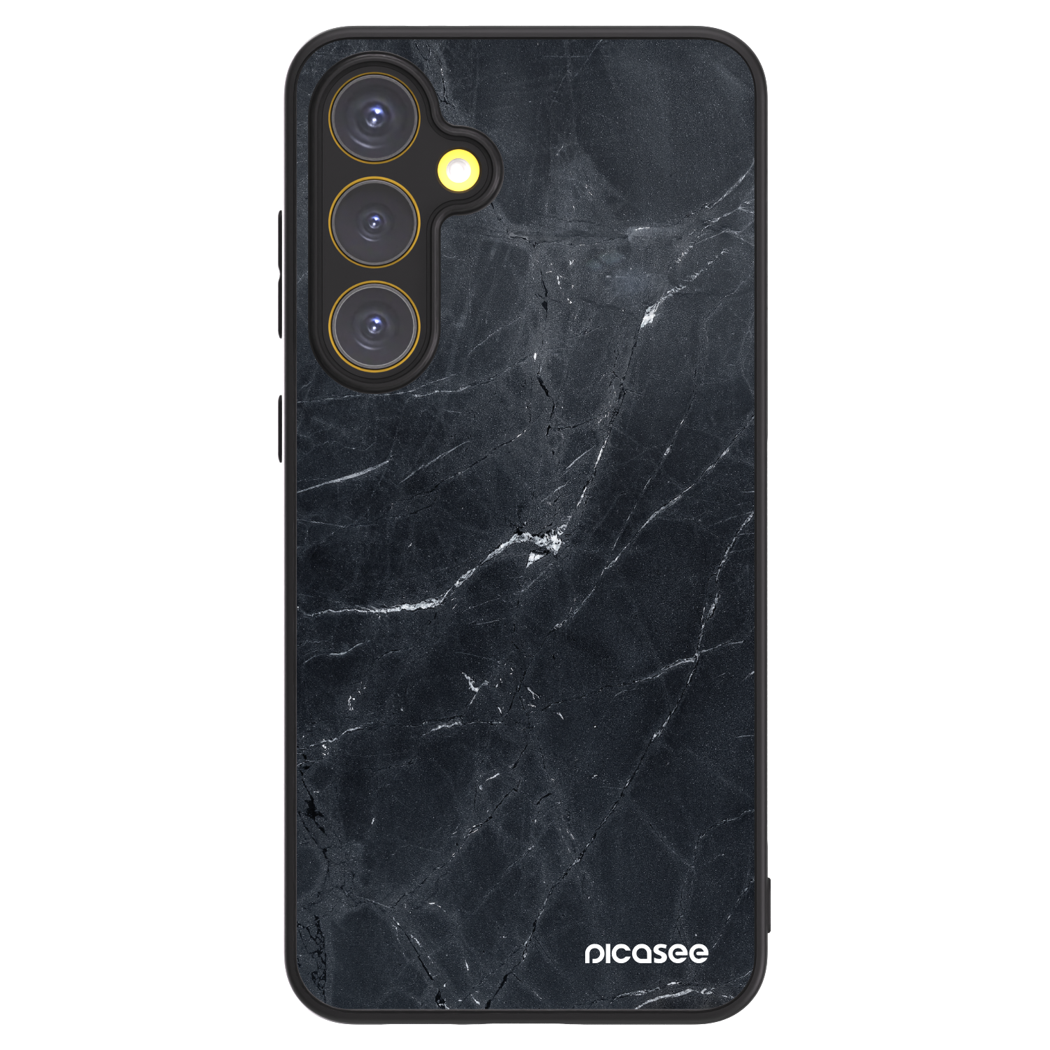 Picasee ULTIMATE CASE PowerShare für Samsung Galaxy S24 FE S721B - Black marble