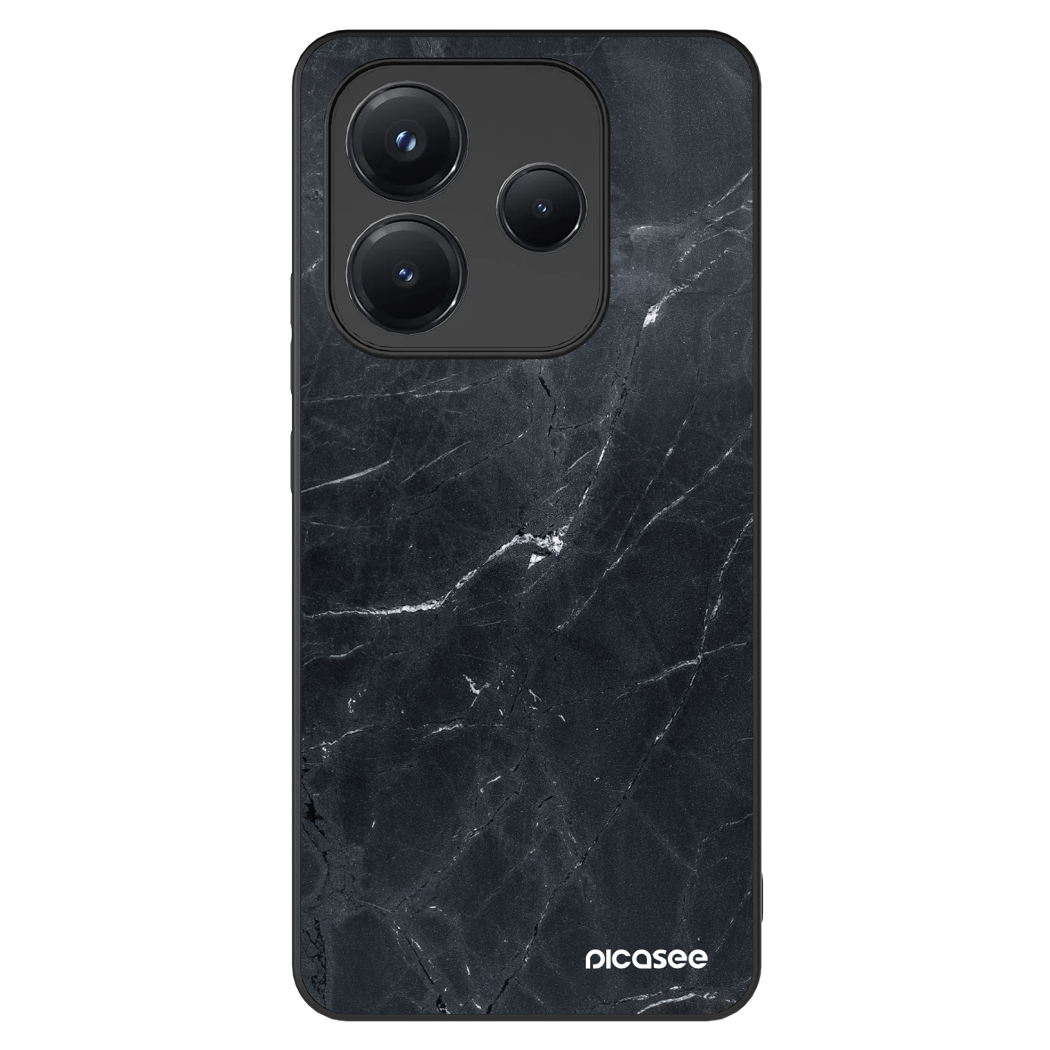Picasee ULTIMATE CASE für Xiaomi Redmi Note 14 5G - Black marble