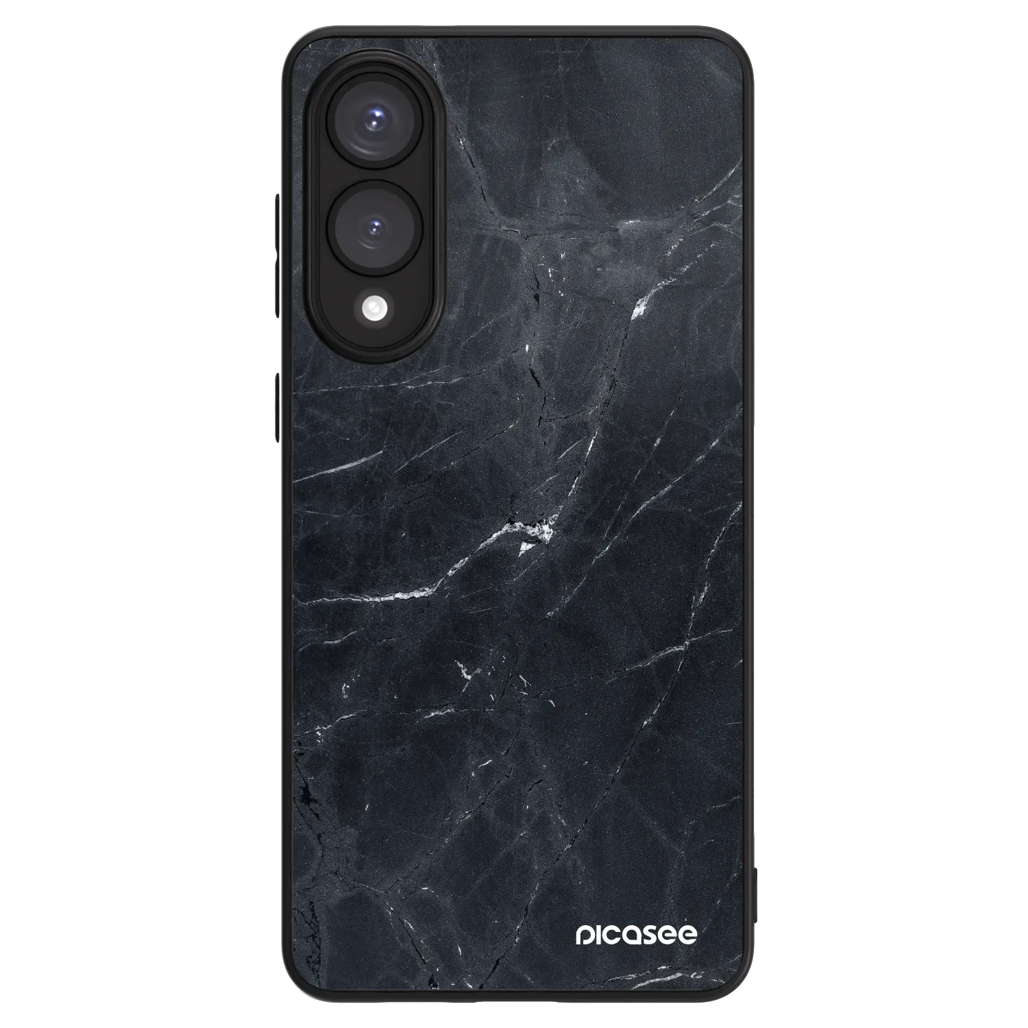 Picasee ULTIMATE CASE für Samsung Galaxy S25 Edge 5G - Black marble