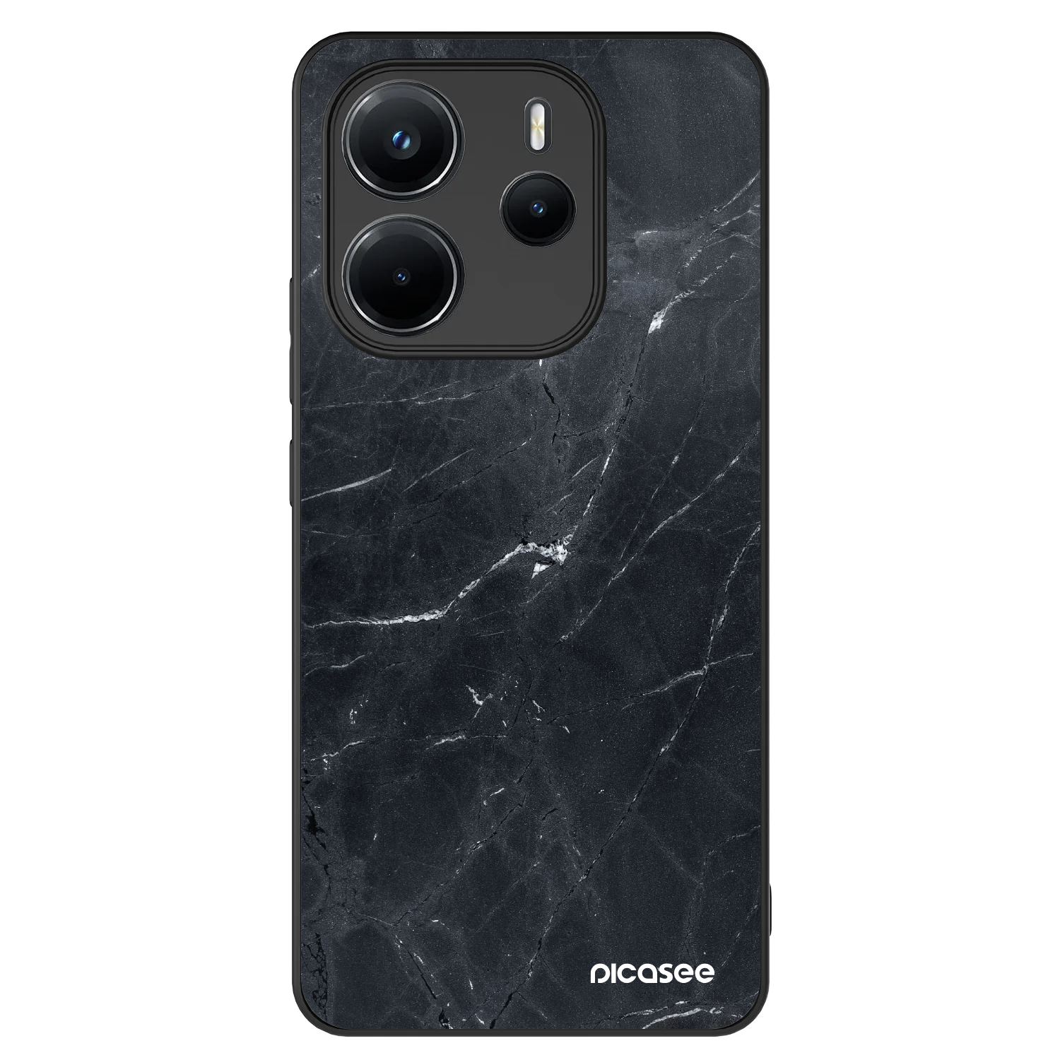 Picasee ULTIMATE CASE für Xiaomi Redmi Note 14 4G - Black marble