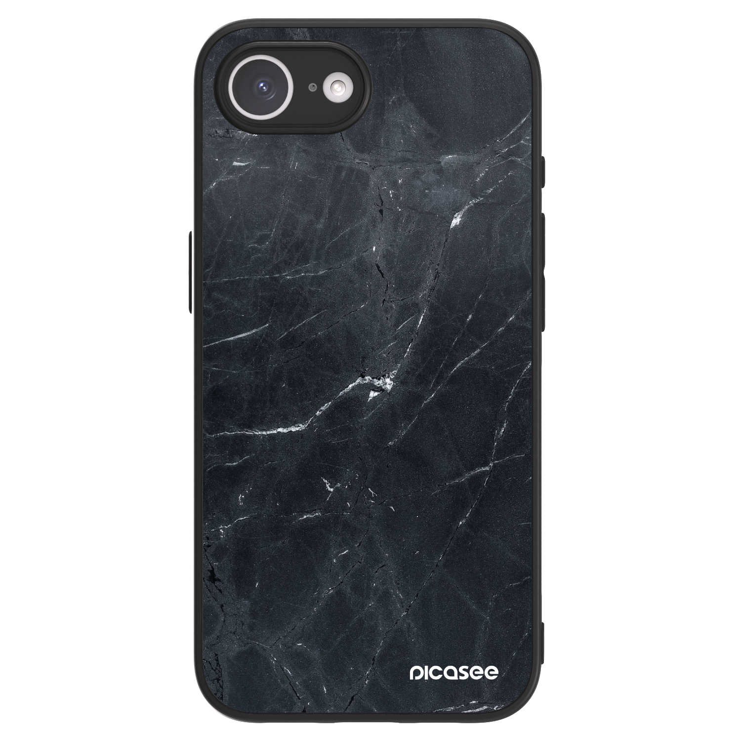 Picasee ULTIMATE CASE MagSafe für Apple iPhone 16e - Black marble