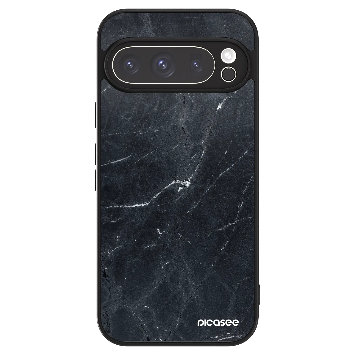 Picasee ULTIMATE CASE für Google Pixel 9 Pro - Black marble