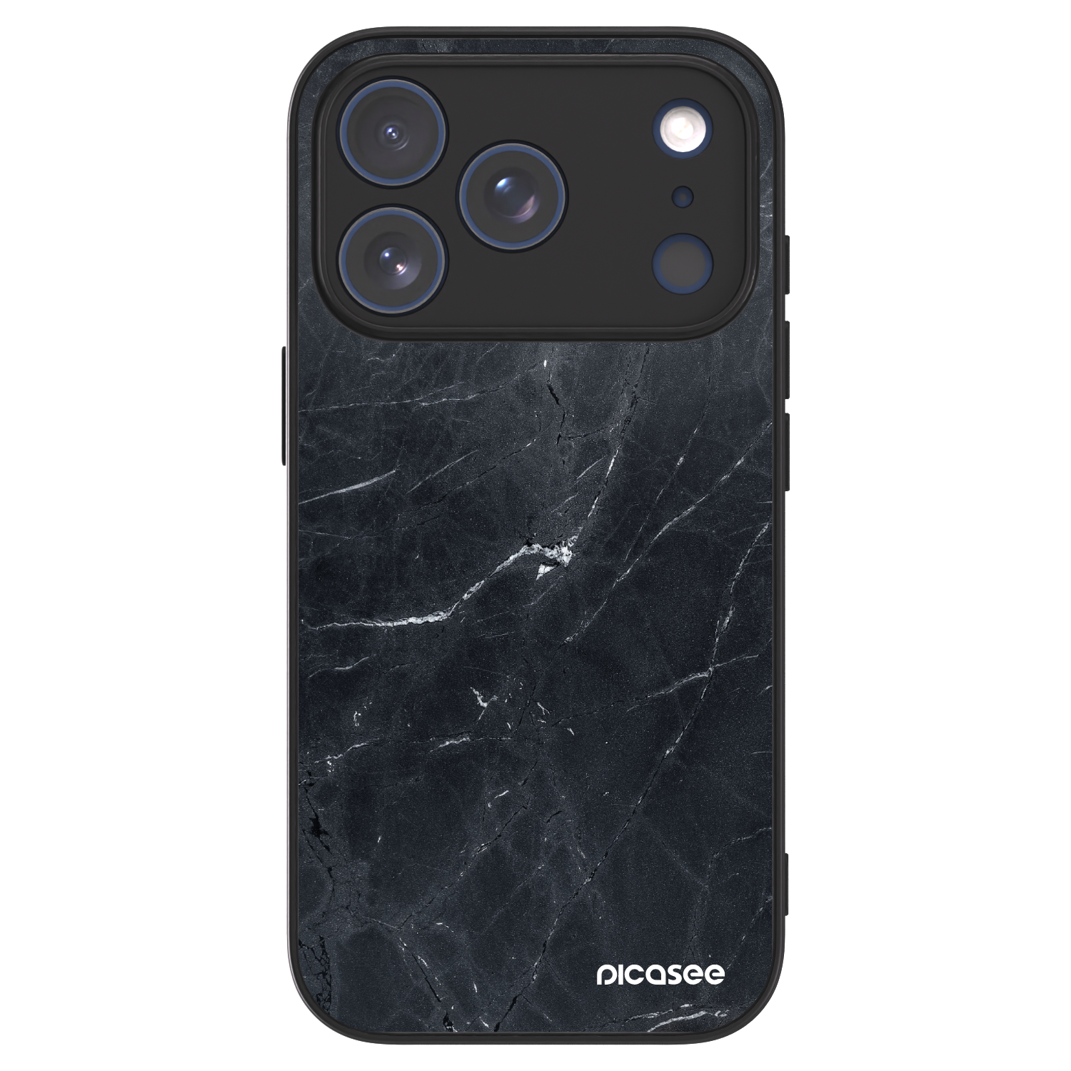 Picasee ULTIMATE CASE für Apple iPhone 17 Pro - Black marble