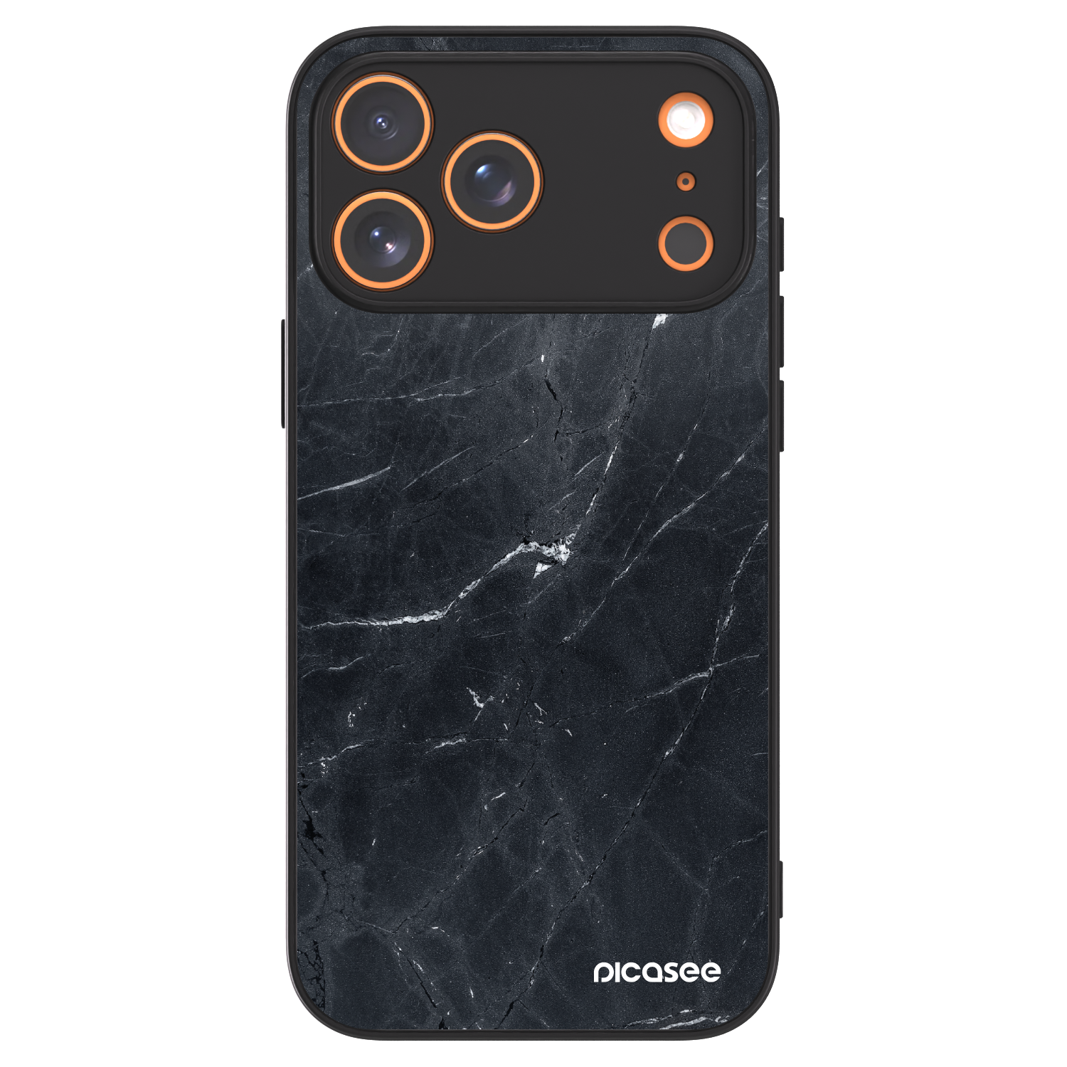 Picasee ULTIMATE CASE MagSafe für Apple iPhone 17 Pro Max - Black marble