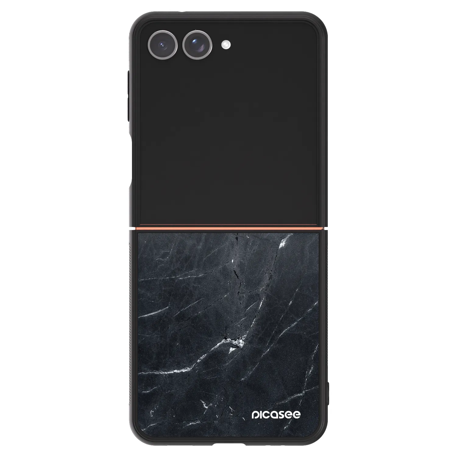 Picasee ULTIMATE CASE für Samsung Galaxy Z Flip7 5G - Black marble