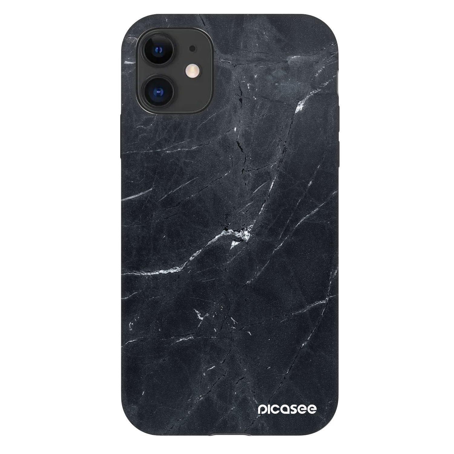 Picasee Fashion Case für Apple iPhone 11 - Black marble