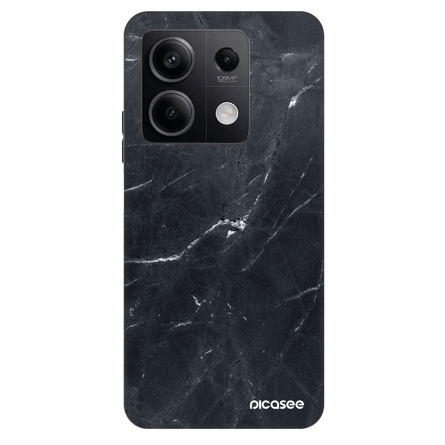 Picasee Fashion Case für Xiaomi Redmi Note 13 5G - Black marble