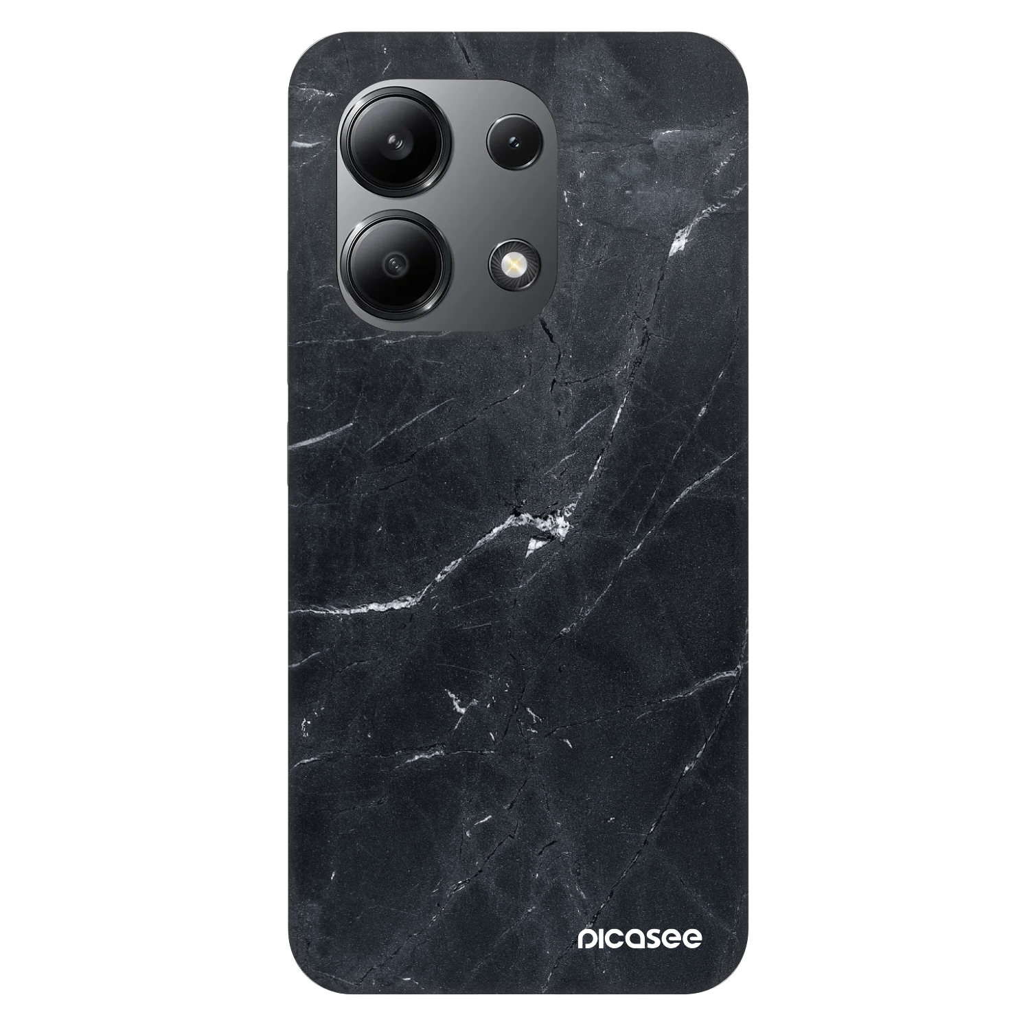 Picasee Fashion Case für Xiaomi Redmi Note 13 4G - Black marble