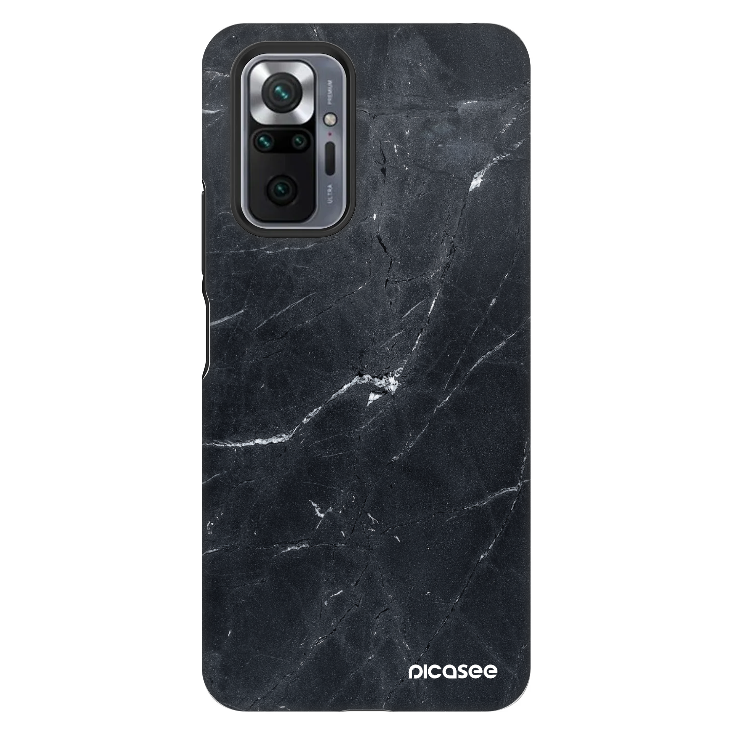 Picasee Fashion Case für Xiaomi Redmi Note 10 Pro - Black marble