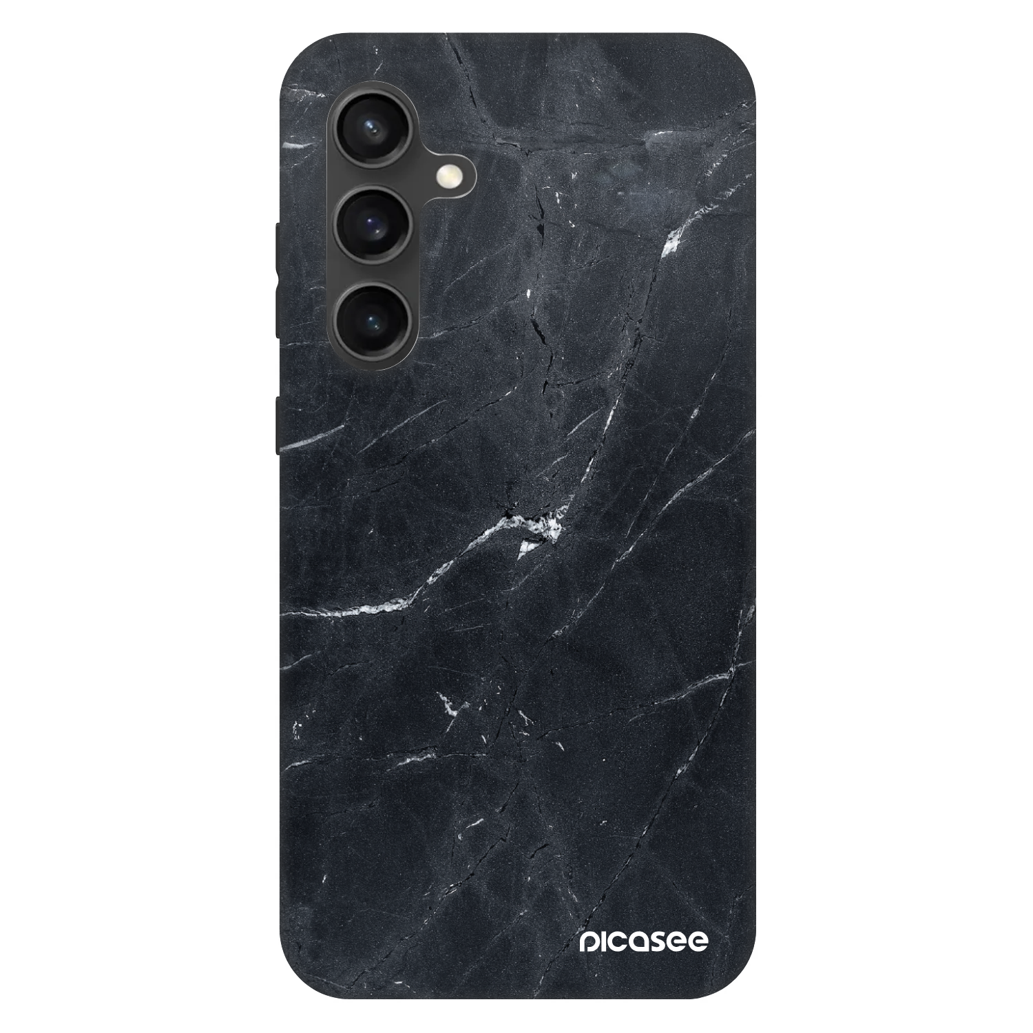 Picasee Fashion Case für Samsung Galaxy S24 FE S721B - Black marble