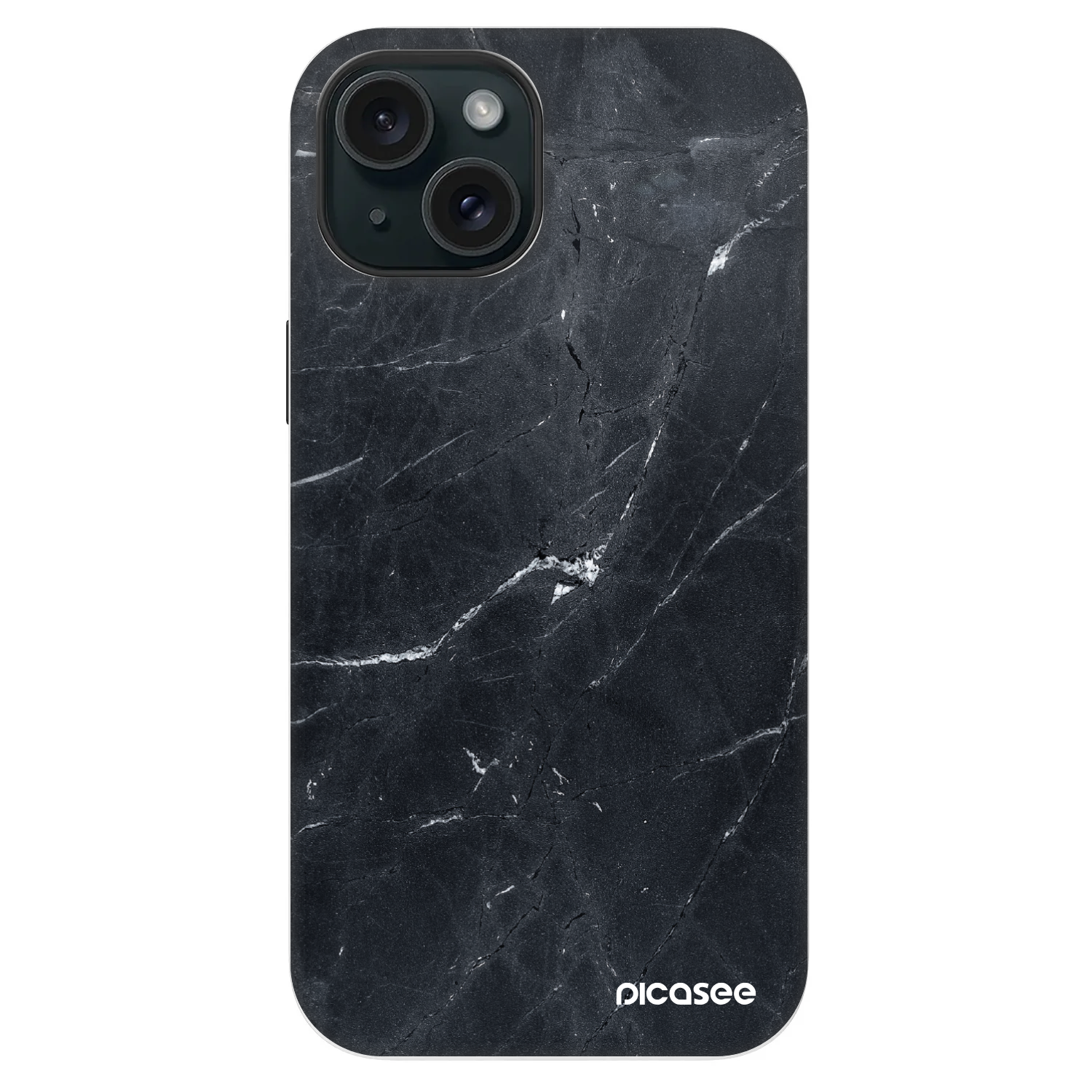 Picasee Fashion Case MagSafe für Apple iPhone 14 - Black marble