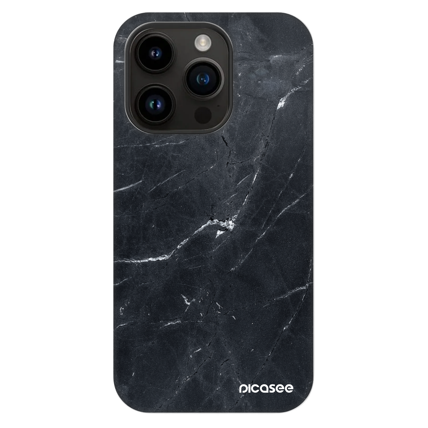 Picasee Fashion Case MagSafe für Apple iPhone 14 Pro - Black marble