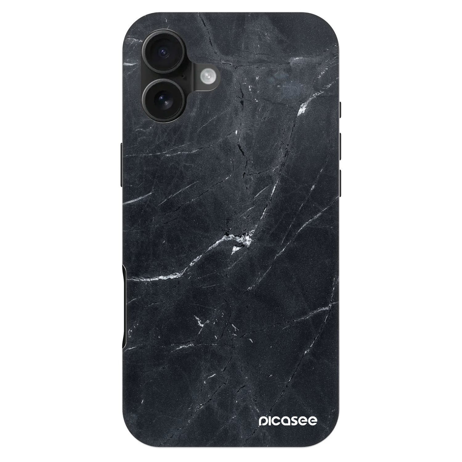 Picasee Fashion Case MagSafe für Apple iPhone 16 Plus - Black marble