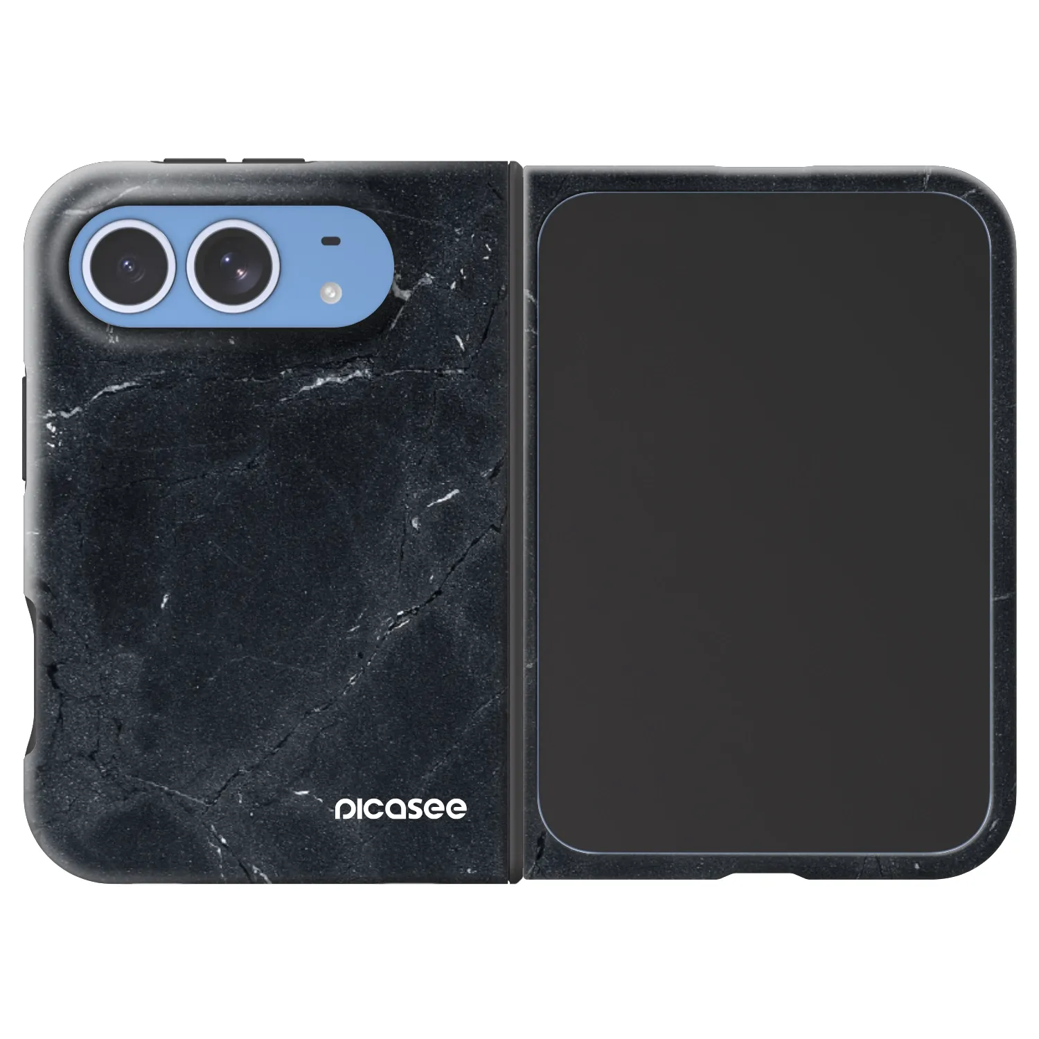 Picasee Fashion Case MagSafe für Apple iPhone Duo - Black marble