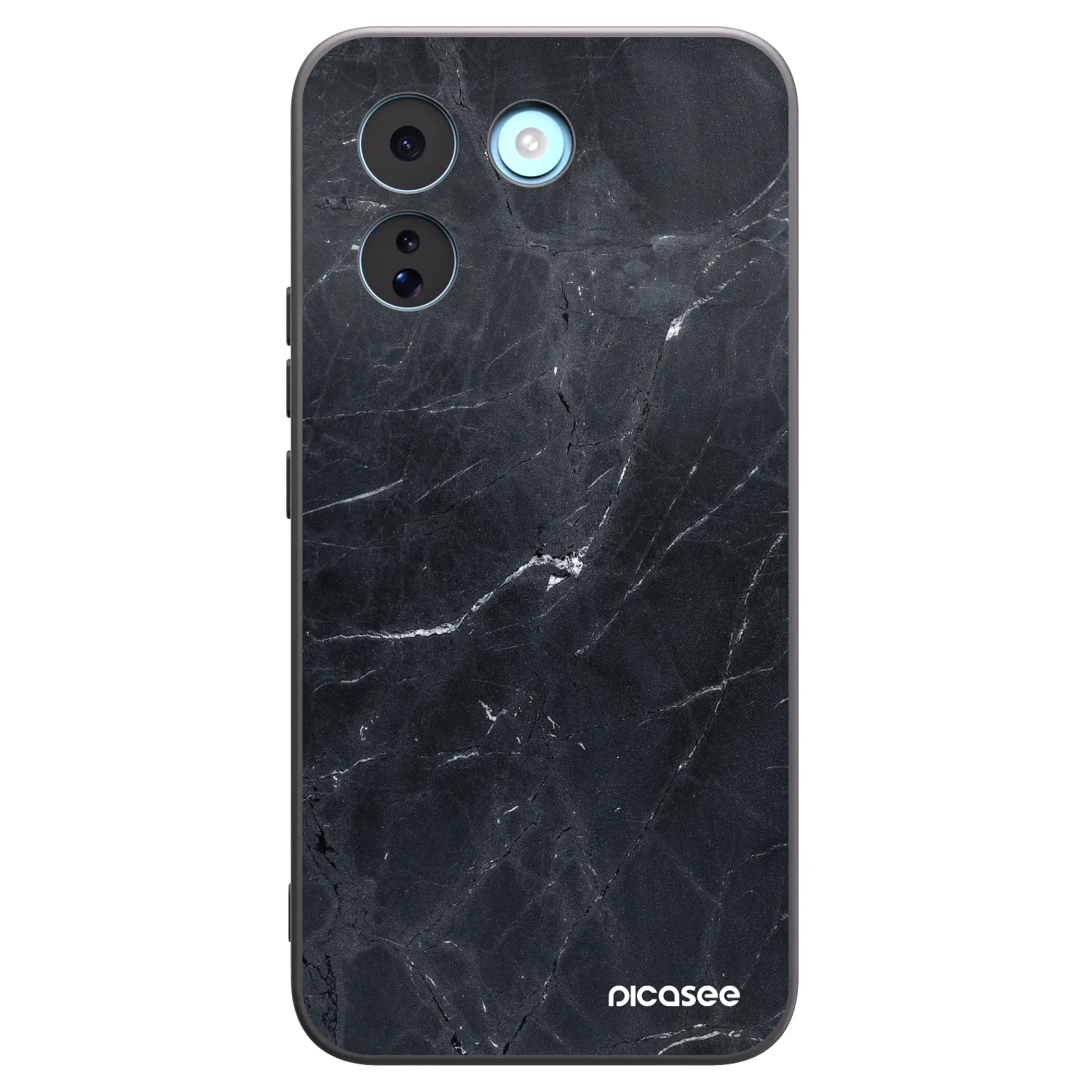 Picasee Xiaomi Redmi Note 17 Pro MAX 5G Hülle - Schwarzes Silikon - Black marble