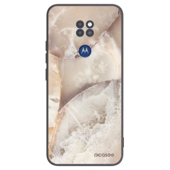 Hülle für Motorola Moto G9 Play - Cream marble