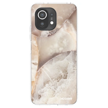Picasee Xiaomi Mi 11 Hülle - Transparentes Silikon - Cream marble