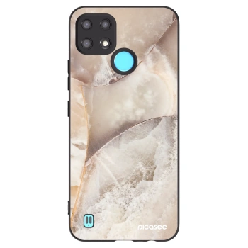 Hülle für Realme C21 - Cream marble