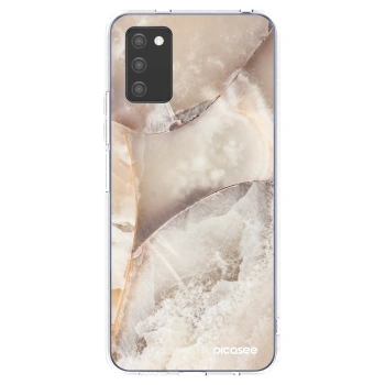 Hülle für Samsung Galaxy A03s A037G - Cream marble