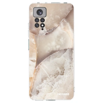 Picasee Xiaomi Redmi Note 11S 4G Hülle - Transparentes Silikon - Cream marble