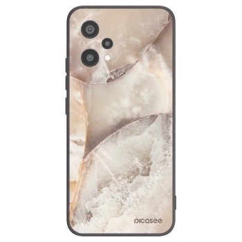 Picasee Realme 9 Pro 5G Hülle - Schwarzes Silikon - Cream marble