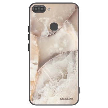 Hülle für Huawei P Smart - Cream marble