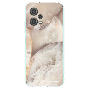 Picasee Xiaomi Poco X5 Hülle - Transparentes Silikon - Cream marble