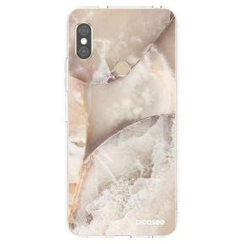 Hülle für Xiaomi Redmi Note 5 Global - Cream marble