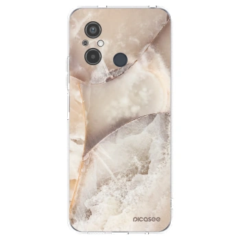 Picasee Xiaomi Redmi 12C Hülle - Transparentes Silikon - Cream marble