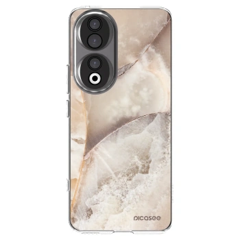 Picasee Honor 90 5G Hülle - Transparentes Silikon - Cream marble
