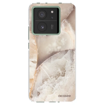 Picasee Xiaomi 13T Hülle - Transparentes Silikon - Cream marble