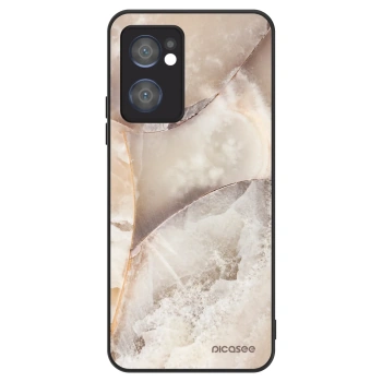 Hülle für OPPO Reno 7 5G - Cream marble