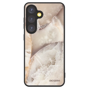 Picasee ULTIMATE CASE PowerShare für Samsung Galaxy S24 S921B 5G - Cream marble
