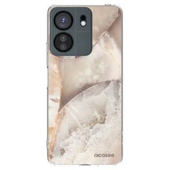 Picasee Xiaomi Redmi 13C 4G Hülle - Transparentes Silikon - Cream marble