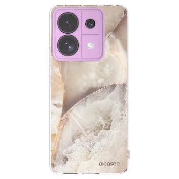 Picasee Xiaomi Redmi Note 13 Pro 5G Hülle - Transparentes Silikon - Cream marble
