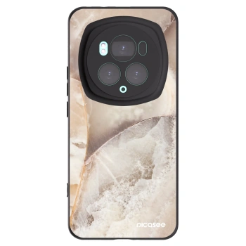 Picasee Honor Magic6 Pro Hülle - Schwarzes Silikon - Cream marble