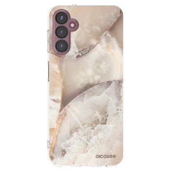 Picasee Samsung Galaxy A05s A057G Hülle - Transparentes Silikon - Cream marble