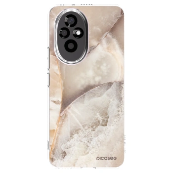 Picasee Honor 200 Pro 5G Hülle - Transparentes Silikon - Cream marble