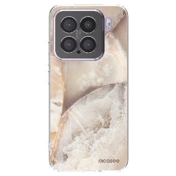 Picasee Xiaomi 15 Hülle - Transparentes Silikon - Cream marble