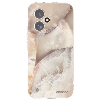 Picasee Honor 400 5G Hülle - Transparentes Silikon - Cream marble