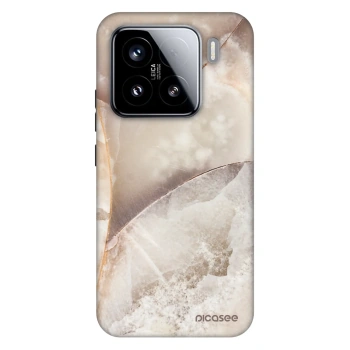 Hülle für Xiaomi 15 - Cream marble