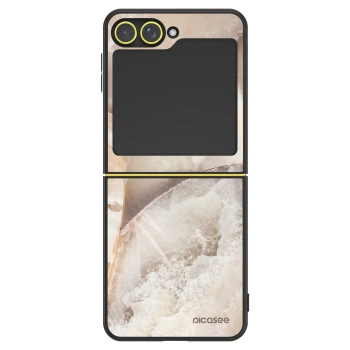 Hülle für Samsung Galaxy Z Flip7 FE 5G - Cream marble