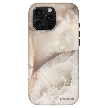 Hülle für Apple iPhone 16 Pro Max - Cream marble