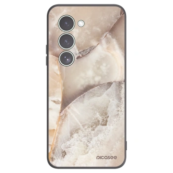 Picasee Xiaomi Redmi 15 5G Hülle - Schwarzes Silikon - Cream marble