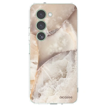 Picasee Xiaomi Redmi 15 5G Hülle - Transparentes Silikon - Cream marble